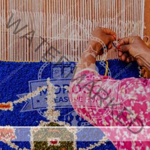 Activités du tissage de tapis berbères